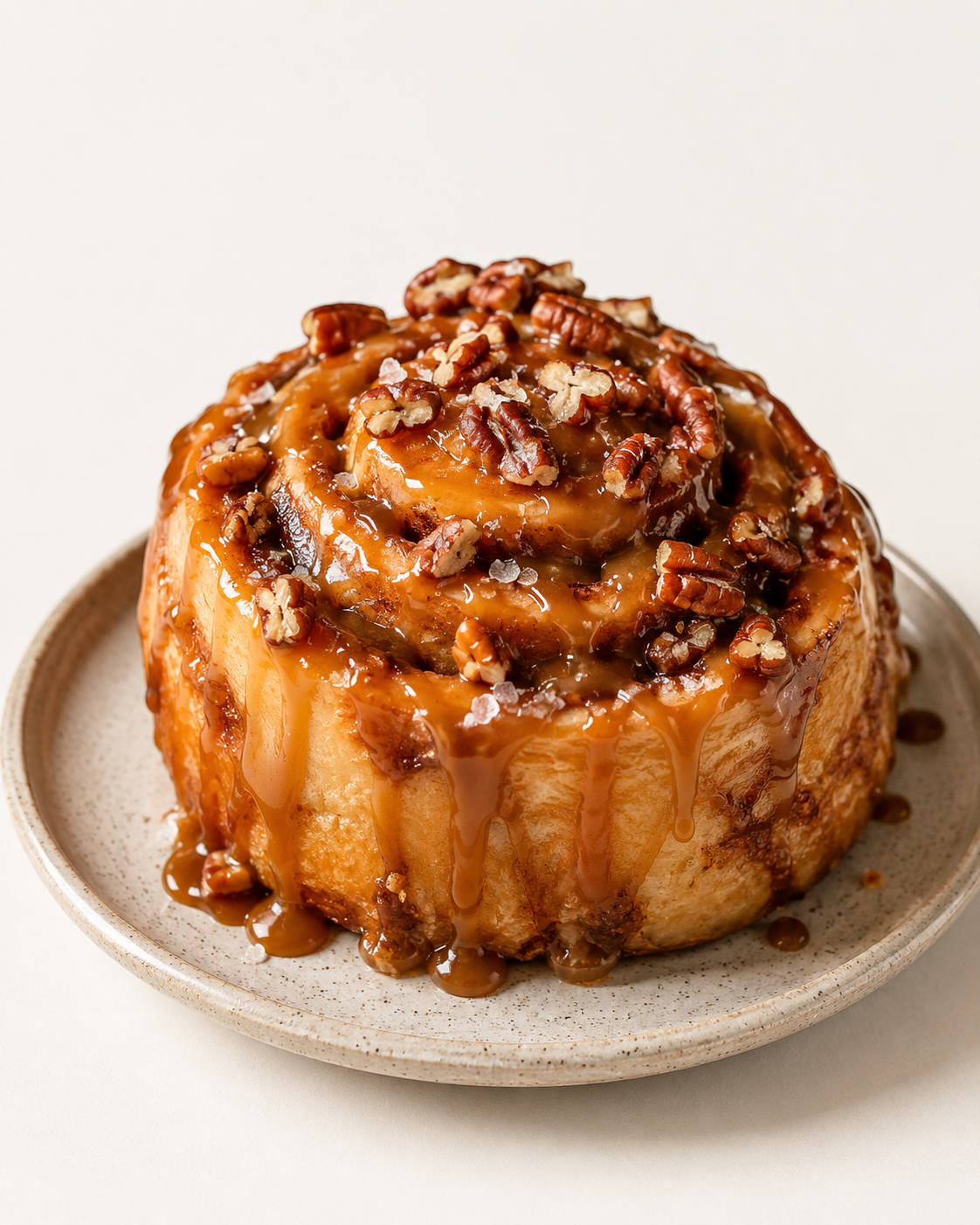 Salted Caramel Pecan roll